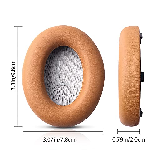 HUYUN Protein Leather Ear Pads Replacement for Bose Headphones 700, NCH700, NC700 Headphones Earpads, Headset Ear Cushion Repair Parts (Khaki) - color: Khaki