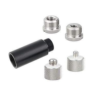 CAMVATE 5/8"-27 Thread Rod & Multifunction Screw Adapters | for Blue Yeti Nanos Mounting on Standard Blue Yeti Shock Mounts