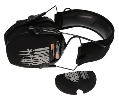 Walker's Razor Slim Electronic Muff - color: Flag, size: One Size