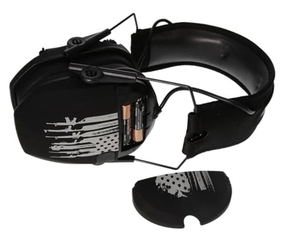 Walker's Razor Slim Electronic Muff - color: Flag, size: One Size