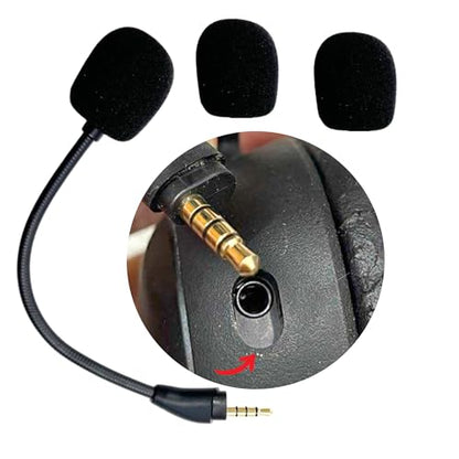 Hyperx Cloud 3 Mic Replacement, Wired/Wireless Gaming Headphone – Noise Cancelling Boom Microphone Gaming Consoles, PC, 3.5mm Jack (Not for Hyper X Cloud II and Other HyperX Headsets) - style: Mic Cloud III for HyperX Wired/Wireless