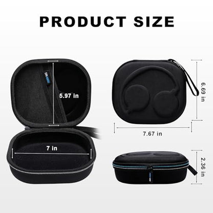 Hard Case for JBL Headphones, Black | Compatible with JBL Junior 320/ 320BT/Junior 470NC/JR 460NC/ Tune 520BT 510BT 720BT 770NC 670NC/ Live 670NC 770NC Headphone - color: Black