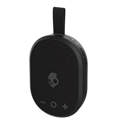 Skullcandy Ounce+ Wireless Bluetooth Speaker - IPX7 Waterproof Mini Portable Speaker with 16 Hour Battery, True Wireless Stereo, and Ballistic Nylon Carry Strap (Black) - color: Black