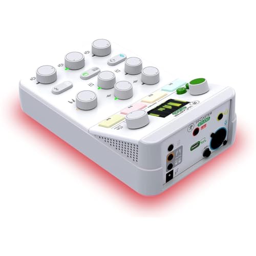 Mackie M-Caster Studio Desktop Live Streaming Mixer- White - color: White, style: Live Streaming Mixer
