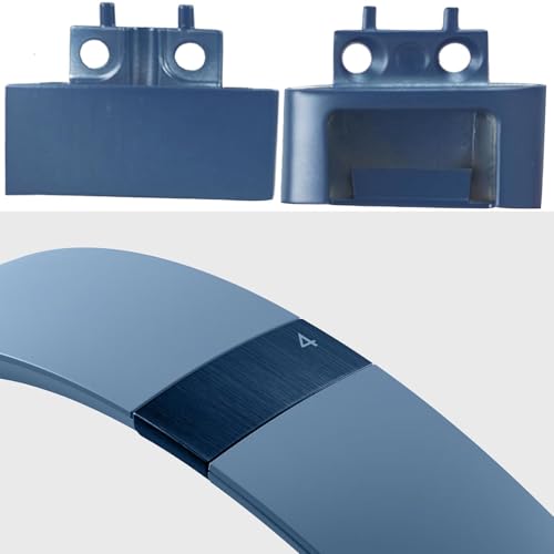 Solo4 Hinge Replacement Headband Connector Metal Folding Repair Parts Clip Cover Pin Kit Accessories Compatible with Beats Solo 4 Headphone. (Slate Blue) - color: Slate Blue