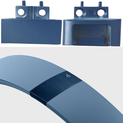 Solo4 Hinge Replacement Headband Connector Metal Folding Repair Parts Clip Cover Pin Kit Accessories Compatible with Beats Solo 4 Headphone. (Slate Blue) - color: Slate Blue
