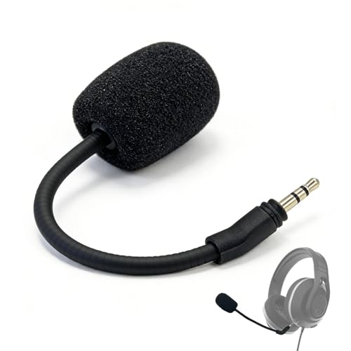 2.5mm Replacement Mic for Turtle Beach Recon 500 | 2.5mm Mic for Headset for PS5 PS4 for Clear Online Voice Chat Communication, Noise Cancelling Gaming Microphone
