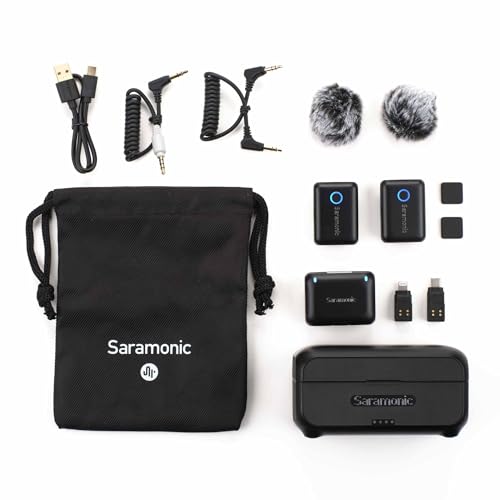 Saramonic Blink 500 Micro 2-Person Digital Wireless Microphone System for Cameras, Smartphones & Computers (BLINK500B2+) | Digital for Cameras, Smartphones & Computers (+)