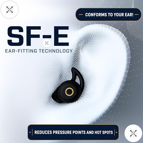 Sleep Earbuds Ultra-Thin Invisible Headphones for Side Sleepers, 8-Hour Battery(24h w/Case) No Buttons, No Lights, No Alerts, Noise Blocking, Bluetooth, Gift for Him & Her, Mom & Dad - 2nd Gen