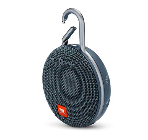 JBL Clip 3 Waterproof Portable Bluetooth Speaker - Blue (Renewed) - color: Blue