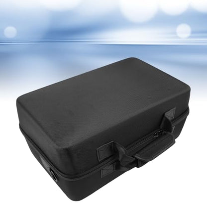 Dpofirs Protective Travel Bag for SLIM Console | Hard Shell Shockproof Storage Case, Controller Holder, WaterResistant, Large Capacity, Gray (Black) - color: Black