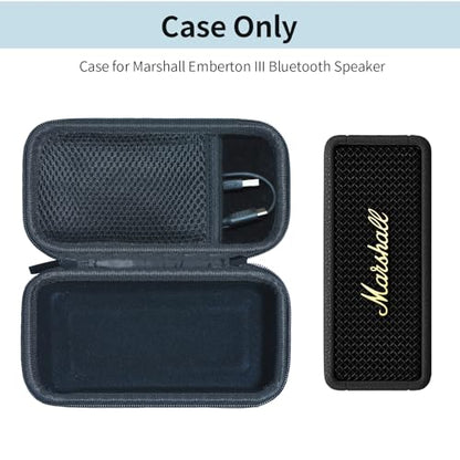 Case for Marshall Emberton III/Emberton II Portable Bluetooth Speaker, Black(Only Case)