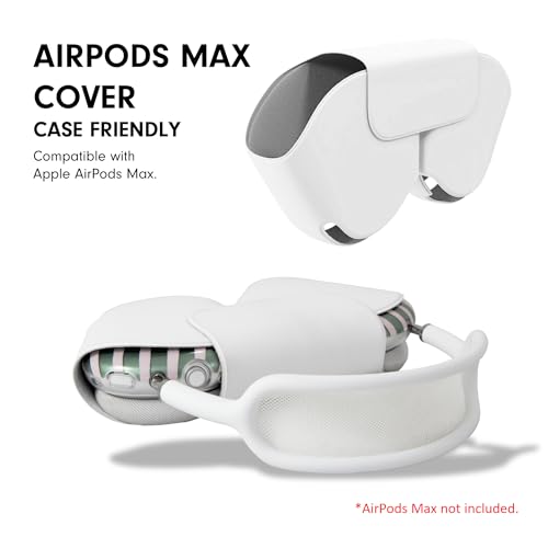 Sonix Protective Case for AirPods Max Headphones - Stylish TPU Hard Shell Ear Cup Covers | Abstract Stripe Sage - color: Abstract Stripe Sage