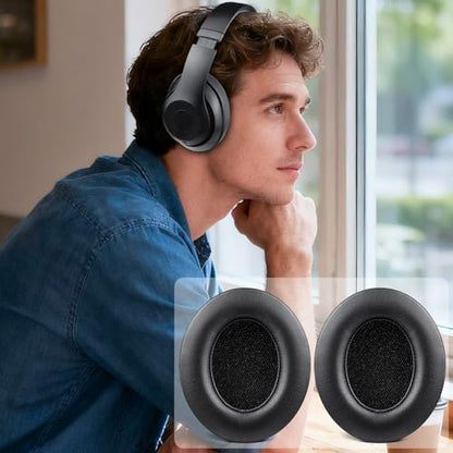 Earpads for Beats Studio 3 & Studio 2 Over-Ear Headphones - Black | Do Not Fit Beats (Studio Pro, Monster Studio, Solo On-Ear) - color: Black