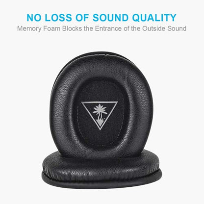 Ear Force XO Seven Ear Pads, Replacement Protein Leather Earpads for Turtle Beach XO 7, Recon 50 60P, Stealth 500 P X, 600 Gen 1, 350VR 400 420X 450 520 X12 300 Atlas Headphones (Not for XO7 Pro)