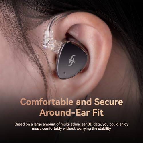 Linsoul SIMGOT EM6L 1DD + 4BA Hybrid Driver in-Ear Monitor & Gaming Earbuds