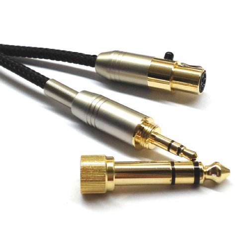 NewFantasia Replacement Audio Upgrade Cable Compatible with AKG K240, K240S, K240MK II, Q701, K702, K141, K171, K181, K271s, K271 MKII, M220, Pioneer HDJ-2000 Headphones 2meters/6.6feet - size: 2m