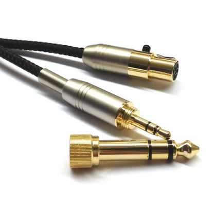 NewFantasia Replacement Audio Upgrade Cable Compatible with AKG K240, K240S, K240MK II, Q701, K702, K141, K171, K181, K271s, K271 MKII, M220, Pioneer HDJ-2000 Headphones 1.2meters/4feet - size: 1.2m