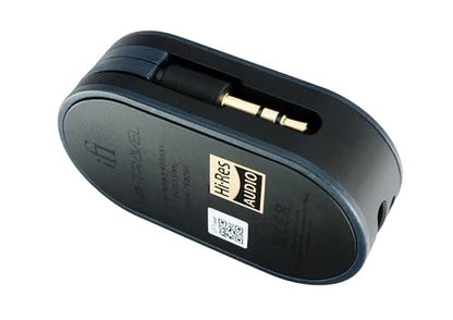 iFi UP Travel - Portable HI-FI Bluetooth 5.2 Transmitter and Receiver - Supports Dual Headphone Pairing - 3.5mm AUX Wireless Audio Transmitter for Use in Cars, Airplanes, or While Traveling