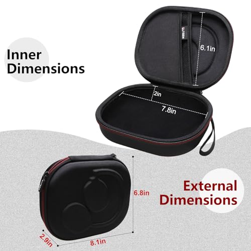 Case for JBL Tune 510BT/720BT/770NC/520BT/520C/670NC Headphone Black | Hard Carrying Travel Case for JBL Live 670NC/770NC/680NC/780NC Headphones - color: Black