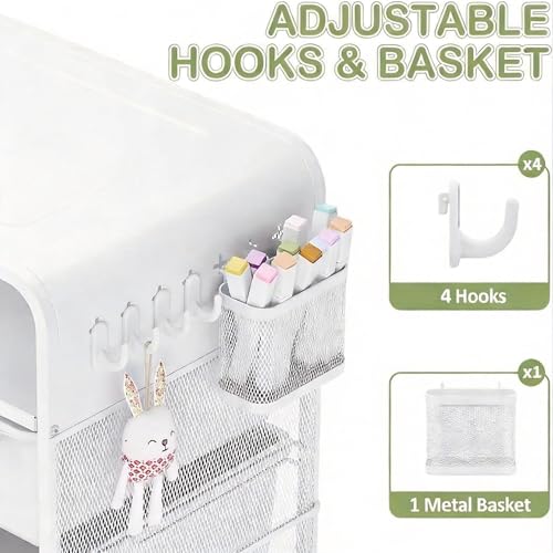 SYKIARIOL Kids Nightstand, Bedside Table, White Side Table - color: White