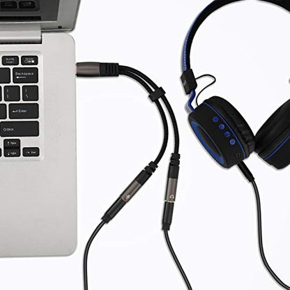 LecLooc USB C Microphone Adapter, USB C to 3.5mm Combo 3.5mm Hi Fi Audio & Mic Jack Splitter Compatible with iPhone 16 15 Pro Max/15 Pro/15 Plus,iPad Pro/Air, MacBook, Pixel 9 8 7, Galaxy S24 23 S22