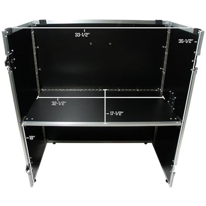DJ Coffin Case Stand 36" x 33" Fold-Out for Full-Size Coffins Harmony Cases