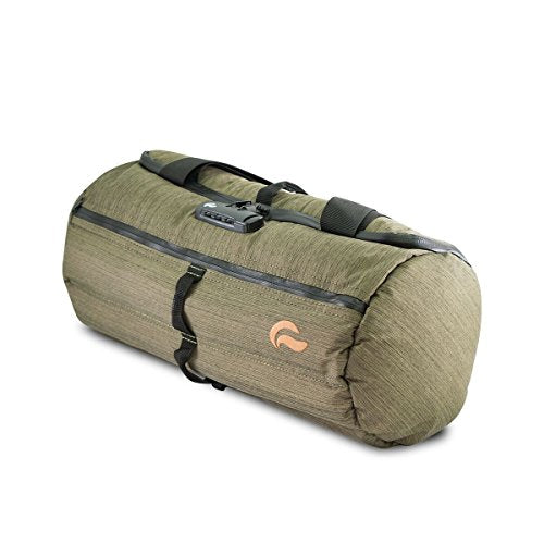 Skunk Duffle bag Medium 16"- Smell Proof - With combo lock (Olive green, 16"x7.5") - color: Olive green
