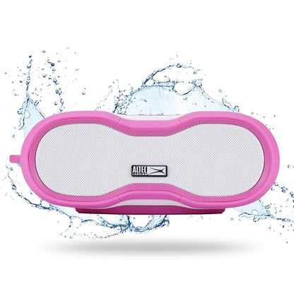 Altec Lansing - Portable Bluetooth Speaker, Waterproof IP67 - color: Barbie Pink/White, size: Medium