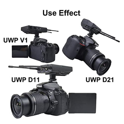 Mount Adapter, Hot Shoe Mount with 1/4" Thread, Replacement Mic Belt Clip for Sony, Saramonic, Boya Wireless Microphones, Attaches to Cold Shoe Mounts of Video Cameras, DSLR