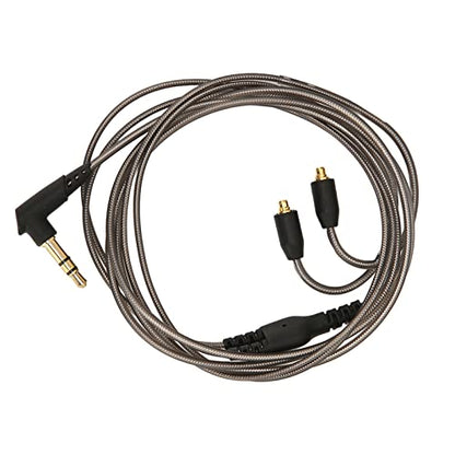Replacement Cable for SE215 SE535, Tinned Copper MMCX Connector, Soft Flexible Cord for Shure Earphones (Black)