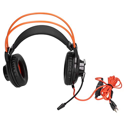 Gaming Headset Lightweight Adjustable with Microphone for and PC Sound Control