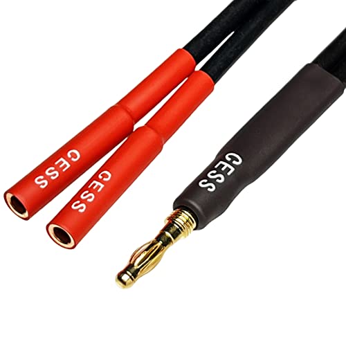 CNCESS CESS-142x4 바나나 플러그 스플리터 5.1cm(2인치) 1아웃 (4팩) - style: 4팩