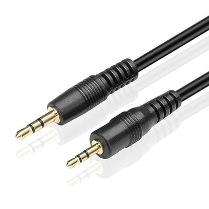 TNP 2.5mm to 3.5mm Adapter Cable, Male to Male Stereo AUX Cord, 6FT | Bi-Directional Cable Connects 2.5mm and 3.5mm Stereo Ports; Gold-Plated Plugs and a Flexible Pvc Jacket - size: 6FT