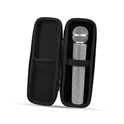 Abaodam EVA Shockproof Storage Bag Microphone Carrying Case with Handle