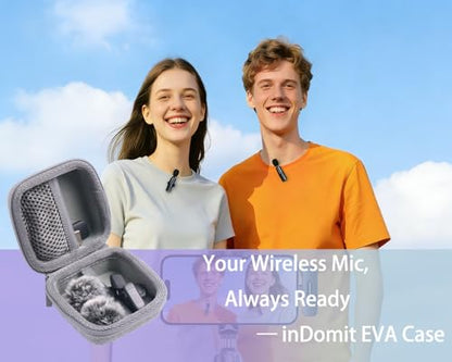 Hard Protective Travel Case Compatible with Wireless Microphones, Boya Wireless Lavalier, Aikela, Leettus, Ejcc, Caiord, Pqrqp, Maybesta, Nptcl, Bulatry, Judkiom, Maxtop Mics,Gray(CASE ONLY) - color: Gray