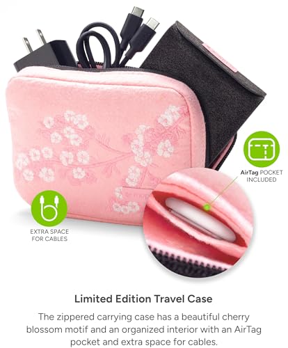 Mophie 3-in-1 Travel Charger with MagSafe - Portable Wireless Charging Hub, Compatible w/iPhone 17/16/15/14/13/12 Series, Apple Watch Series 11 to 1 & Ultra, AirPods Pro/3rd Gen, Cherry Blossom Pink - color: Cherry Blossom Pink, style: Gen 2