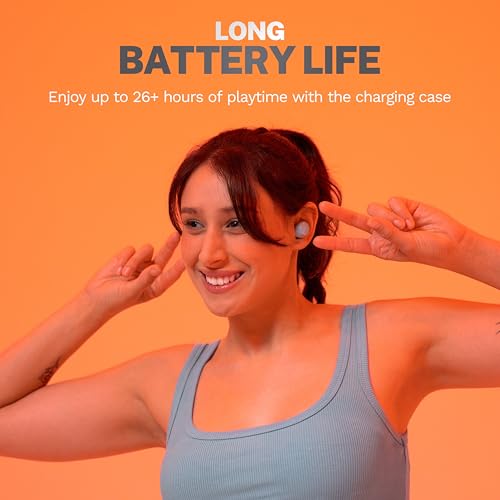 JLab Go Air Pop+, True Wireless Earbuds, Bluetooth Earbuds with Microphone, Dual Connect, EQ3 Sound, Light Blue - color: Light Blue, style: Pop+