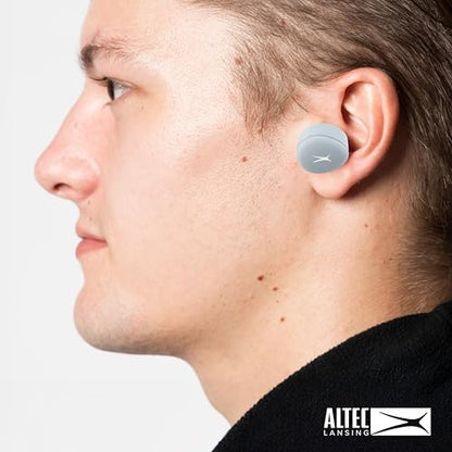 Altec Lansing - Wireless Sport Earbuds, Waterproof Bluetooth - color: White