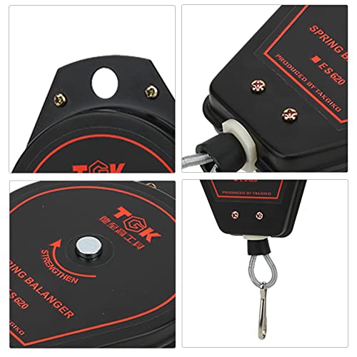Spring Balancer Retractable Tool Hanger, Heavy Duty Tool Hanging Holder with Positioner, Adjustable Retractable Tool Balancer 0.6-2kg, Multifunctional Load Balancer Spring Balancer Retractable Tool