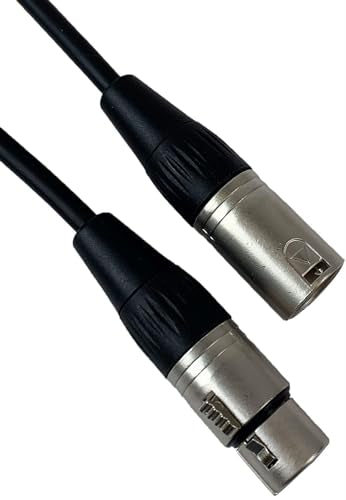 Gearlux XLR Microphone Cable, Fully Balanced, Male to Female, 15 Feet - Single Pack - size: 15 Ft, style: 1 Pack