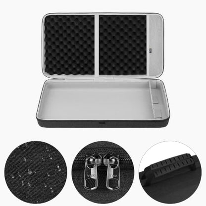 GEEKRIA Audio Interface Carrying Case, Compatible with Akai Professional MPC Live III, EVA Hard Shell Portable Travel Bag (Dark Gray) - color: Dark Grey