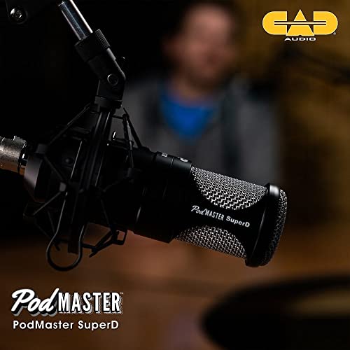 CAD Audio PM1200 Dynamic Broadcast Microphone with Boom Stand - style: Modern