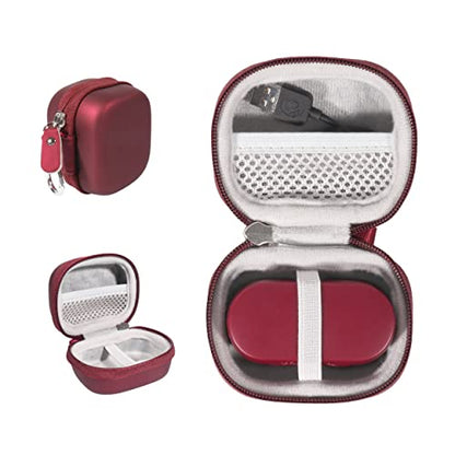 Earbuds Case for Skullcandy Sesh, Sesh ANC, Sesh Evo True Wireless in-Ear Earbuds (Red) - color: Red