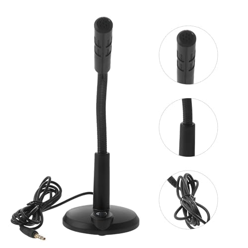VALICLUD Computer Microphone for Game Voice Chat and Singing Black