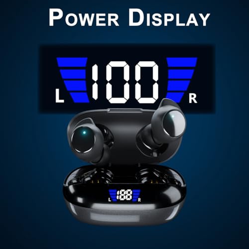 IHAO Luxury Sport Earbuds Headphone with HD Mic TWS in-Ear Headset Deep Bass HiFi Sound Multi Ture Active Noise Cancelling Mode Ergonomic Fit Painless Firm Wear Earphone-Earbuds with Hook T9 - color: Polish Black Dual Earbuds with hook T9