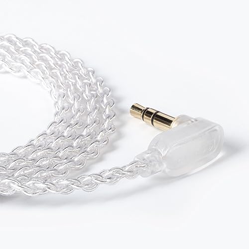 KZ ZST 0.75mm 2 pin Upgrade Silver Plate Replacement Earphones Cable for KZ Earphones (silver)