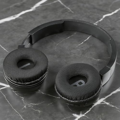 Defean Replacement Cushions Kit 2 IN1 Mesh Fabric Ear Pads + Headband Compatible with JBL Tune 600(T600BTNC 600BTNC)/660(T660NC 660NC)/670(T670NC 670NC) Headphones (Black) - color: Black