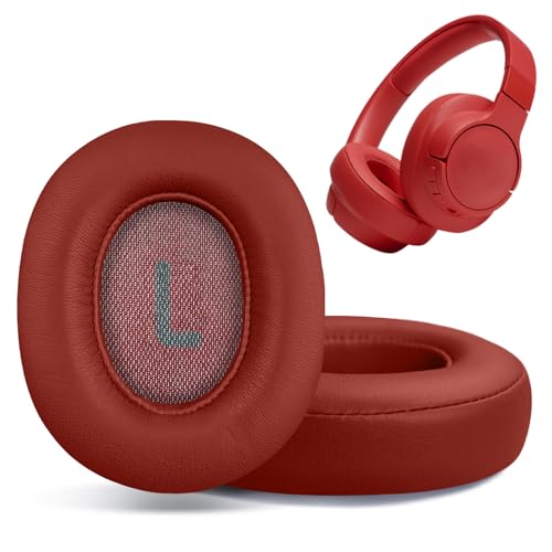 Replacement Ear Pads for JBL Tune 700(700BT)/710(710BT)/720(720BT)/750(750BT,750BTNC)/760(760NC)/770(770NC) Headphones, Headset Ear Cushions, Headset Earpads, Ear Cups Cover-Red - color: Red