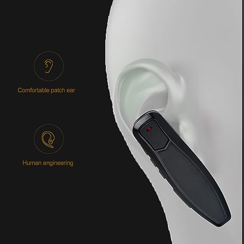 Walkie Talkie Bluetooth Headset, Bluetooth Earpiece with Noise Cancelling Mic, Compatible with Radtel BaoFeng Kenwood Btech Radios uv-k5 uv-5r BF-F8HB & More. (Updated Version)